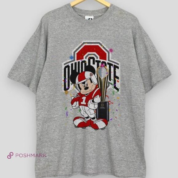 Mickey Ohio State Buck eyes Logo Shirt retro tee teresafarnell55 - Picture 1 of 2